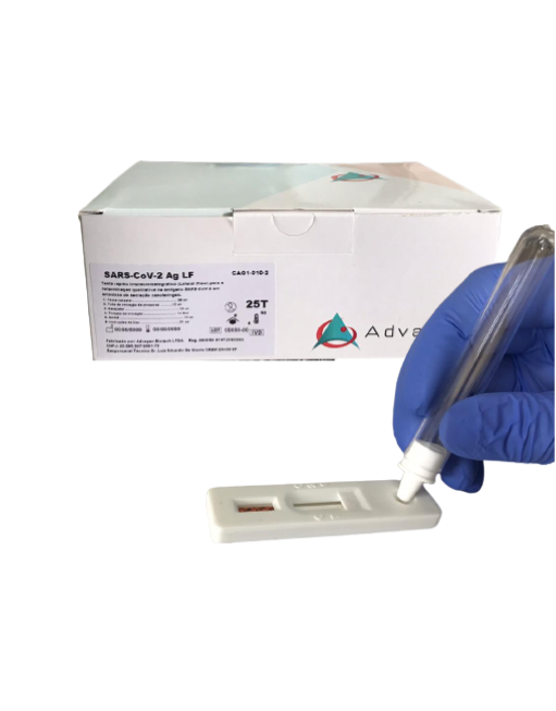 Teste para detecção de antígeno SARS-CoV-2 Swab Nasal- kit com 20 testes - Advagen - Buzzy Medical